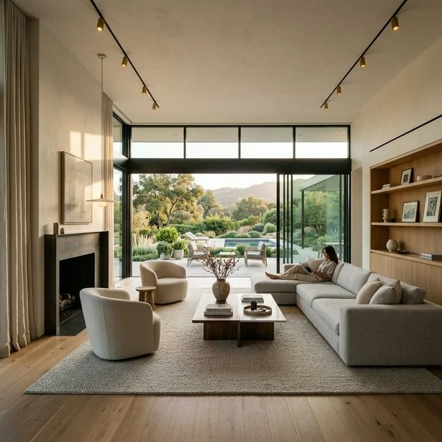 Luxury aluminium windows by Krishna Glass House